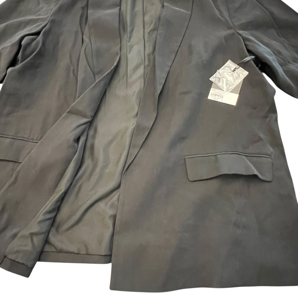 Simply Vera Vera Wang Women's Black Roll-Tab Relaxed Easy Blazer NEW $68 XXL - Picture 4 of 15